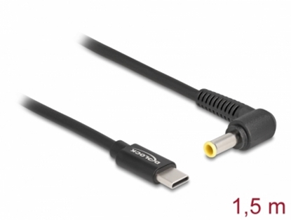 Изображение Delock Laptop Charging Cable USB Type-C™ male to Samsung 5.5 x 3.0 mm male