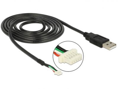 Attēls no Delock Module Cable USB 2.0 A male  5 Pin camera plug V1.9 1.5 m