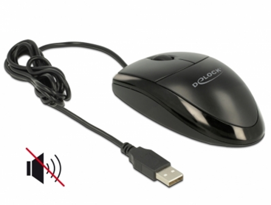 Picture of Delock Optical 3-button USB Desktop Mouse – Silent