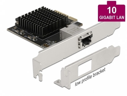 Изображение Delock PCI Express x4 Card 1 x RJ45 10 Gigabit LAN AQC107