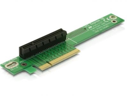 Picture of Delock Riser card PCI Express x8 angled 90 left insertion