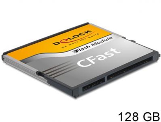 Picture of Delock SATA 6 Gbs CFast Flash Card 128 GB Typ MLC