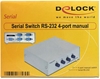 Picture of Slēdzis seriālie RS-232 4-porti, manuāls, bēšs, Delock