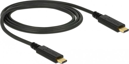 Picture of Delock USB 3.1 Gen 2 (10 Gbps) cable Type-C to Type-C 1 m PD 5 A E-Marker