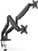 Picture of Digitus Universal Dual Monitor Mount with Gas Spring and Clamp Mount