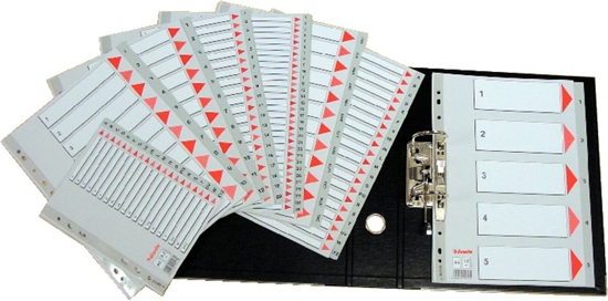 Picture of Esselte 1-5 SZARE PP - 100103