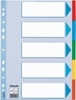 Изображение Esselte Zakładki indeksujące 5 kart 5 kolorów KARTA OPISOWA (100191)