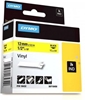 Изображение Dymo Rhino Label IND, Vinyl 12 mm x 5,5 m black to white