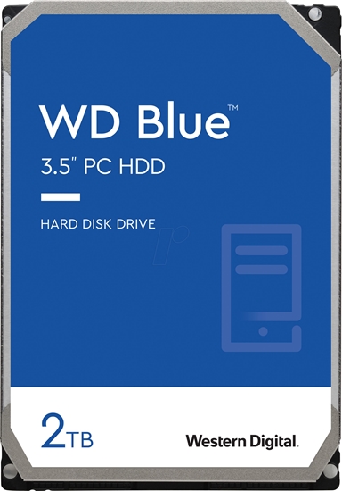 Picture of Dysk WD Blue 2TB 3.5" SATA III (WD20EZBX)
