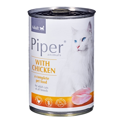 Picture of Dolina Noteci Piper Wet cat food with chicken 400g