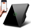 Изображение Dotykowy włącznik światła pojedynczy Wi-Fi SMART MCE715B Czarny