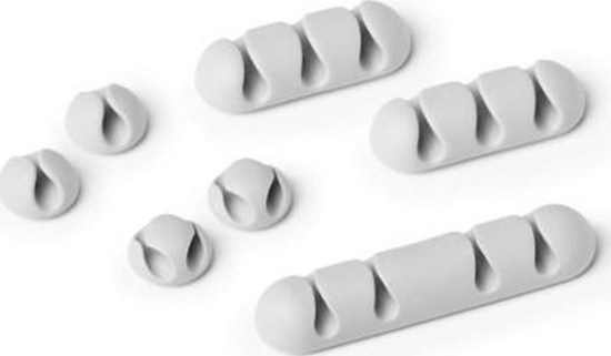 Picture of Durable Cavoline Clip Mix 504110 self-adh. Cable Clips grey 7pcs