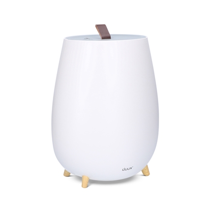 Изображение Duux | Tag | Humidifier Gen2 | Ultrasonic | 12 W | Water tank capacity 2.5 L | Suitable for rooms up to 30 m² | Ultrasonic | Humidification capacity 250 ml/hr | White