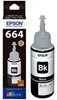 Picture of Epson ink black T 664 70 ml               T 6641
