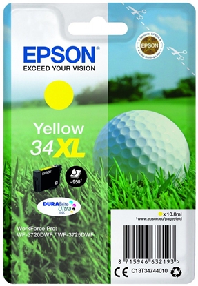 Picture of Epson ink cartridge yellow DURABrite Ultra Ink 34 XL T 3474
