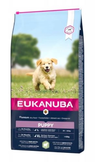 Picture of Eukanuba Puppy Lamb, Rice 12 kg