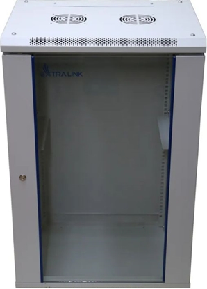 Picture of Extralink 18U 600x450mm Wall mounted / rackmount cabinet (EX.14374)
