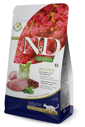 Изображение FARMINA N&D Quinoa Digestion Lamb and Fennel - dry cat food - 1,5 kg