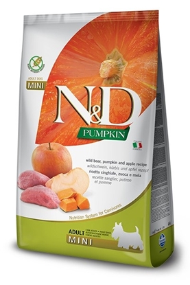Изображение FARMINA N&D Pumpkin Adult Mini Boar&Apple - dry dog food - 7 kg