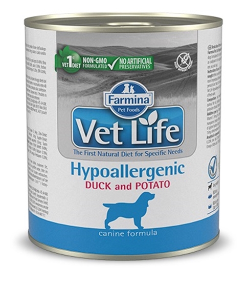 Picture of FARMINA Vet Life Diet DOG Hypoallergenic Duck & Potato - wet dog food - 300 g