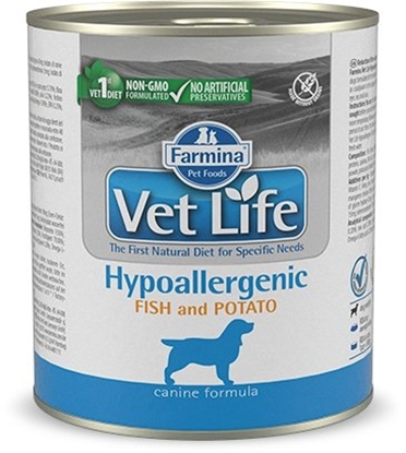 Attēls no FARMINA Vet Life Canine Hypoallergenic Fish&Potato – wet food for adult dogs 300 g