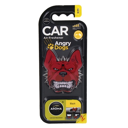 Attēls no Gaisa atsv. Auto Aroma Car Angry Dog Black