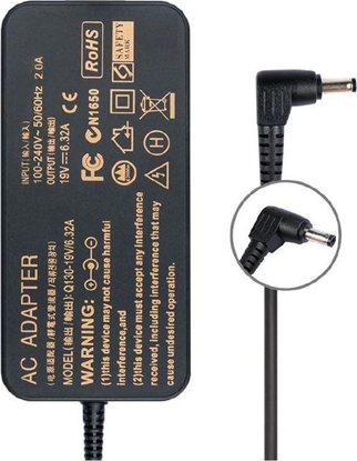 Attēls no Zasilacz do laptopa CoreParts 120 W, 2.5 mm, 6.3 A, 19 V (MBXAS-GAM001)
