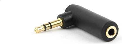 Изображение Gembird 3.5 mm stereo audio right angle adapter 90 degrees