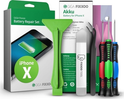 Attēls no GIGA Fixxoo iPhone X Battery Repair Kit