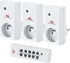 Picture of Gniazdka sieciowe wewnętrzne sterowane pilotem Energy MCE153 3szt. - programowalne + bateria do pilota