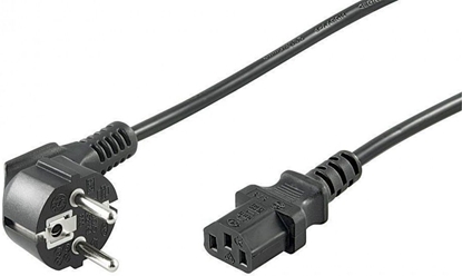 Attēls no Kabel zasilajcy Goobay Przewód zasilajcy Schuko type F CEE 7/7 IEC C13 5m czarny (51320)