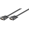 Изображение Goobay | DVI-D FullHD cable Dual Link, nickel plated | DVI-D male Dual-Link (24+1 pin) | DVI-D male Dual-Link (24+1 pin) | DVI to DVI | 1.8 m