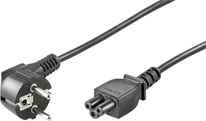Attēls no Goobay NK 114 S-180 Power Cord CEE 7/7 (Type-F) to C5, 1.8 m, Black
