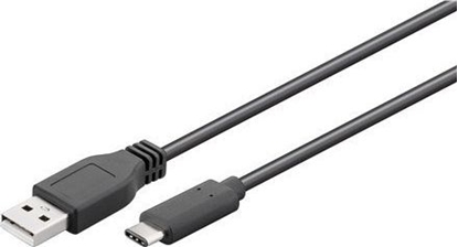 Picture of Kabel USB Goobay USB-A - USB-C 1 m Czarny (55466)