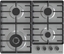 Picture of Gorenje | Hob | GW642ABX | Gas | Number of burners/cooking zones 4 | Rotary knobs | Stainless steel