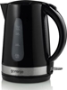 Picture of GORENJE Kettle K17BK Standard, Plastic/ metal, Black, 2200 W, 360° rotational base, 1.7 L