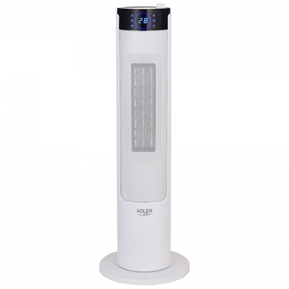 Picture of Adler Tower Fan Heater with Humidifier AD 7730 Ceramic, 2200 W, Number of power levels 2, Suitable for rooms up to 25 m², White
