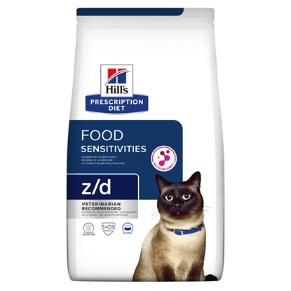 Picture of HILL'S Prescription Diet Food Sensitivities z/d Feline - dry cat food - 3 kg