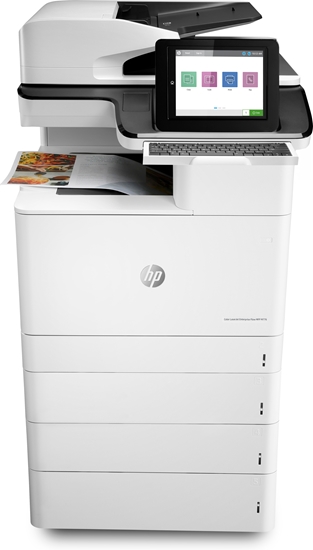 Picture of HP Color LaserJet Enterprise Flow MFP M776z, Print, copy, scan and fax, Front-facing USB printing