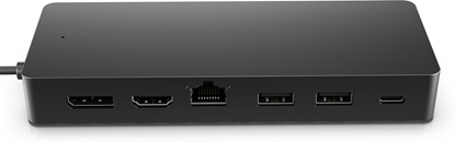 Attēls no HP Universal USB-C Multiport Travel Hub 65W – 2 x USB 3.2, 2 x USB-C, 1 x DP, 1 x HDMI, 1 x RJ-45, 1 year