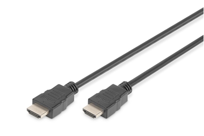 Изображение Kabel połączeniowy HDMI HighSpeed z Ethernetem 1080p 60Hz FHD Typ HDMI A/HDMI A M/M 5m Czarny 