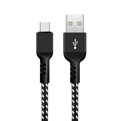 Изображение Kabel USB C Fast Charge 2.4A MCE471 Czarny 