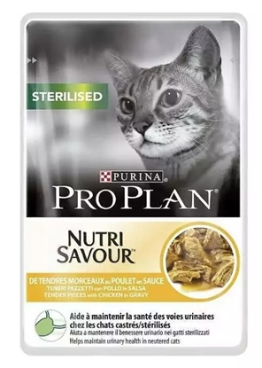 Attēls no PURINA Pro Plan Cat Sterilised Maintenance Chicken - wet cat food - 85 g