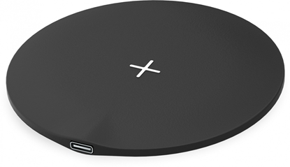 Picture of Ładowarka bezprzewodowa 10W YAC 5110BK, LED, certyfikat Qi 