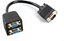 Picture of Lanberg splitter VGA->VGA x2, 20cm (AD-0020-BK)