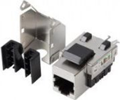 Picture of Moduł keystone gniazdo RJ45 - LSA FTP kat.6 90 stopni do puszki montażowej 