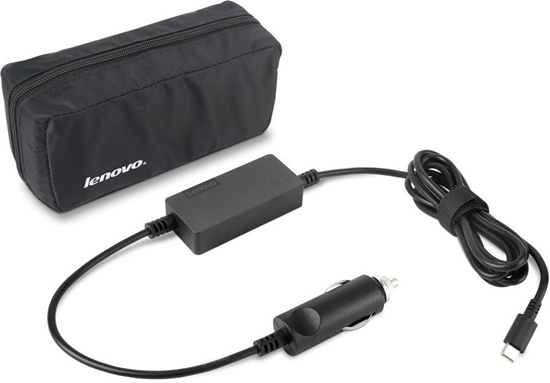 Picture of Lenovo 40AK0065WW mobile device charger Laptop Black DC Auto