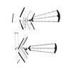 Picture of Libox LB2000 television antenna Outdoor Dual 32 dB