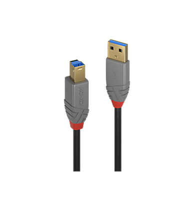 Picture of Lindy 5m USB 3.0 Typ A to B Cable, Anthra Line