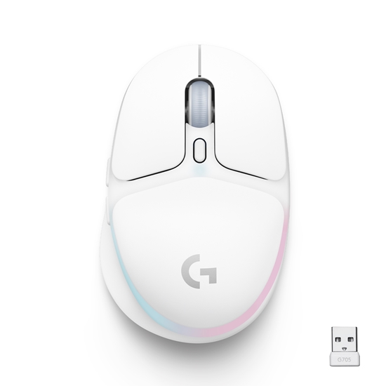 Изображение Logitech G705 Wireless Gaming Mouse - OFF WHITE - EER2